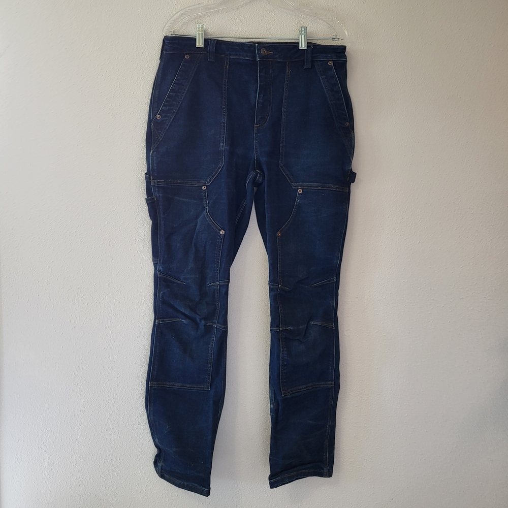 Duluth Trading Co Women's Straight Leg Jeans - Dark Blue